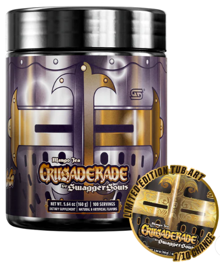 NEW Gamer Supps Flavor - Crusaderade Gaming Energy Drink