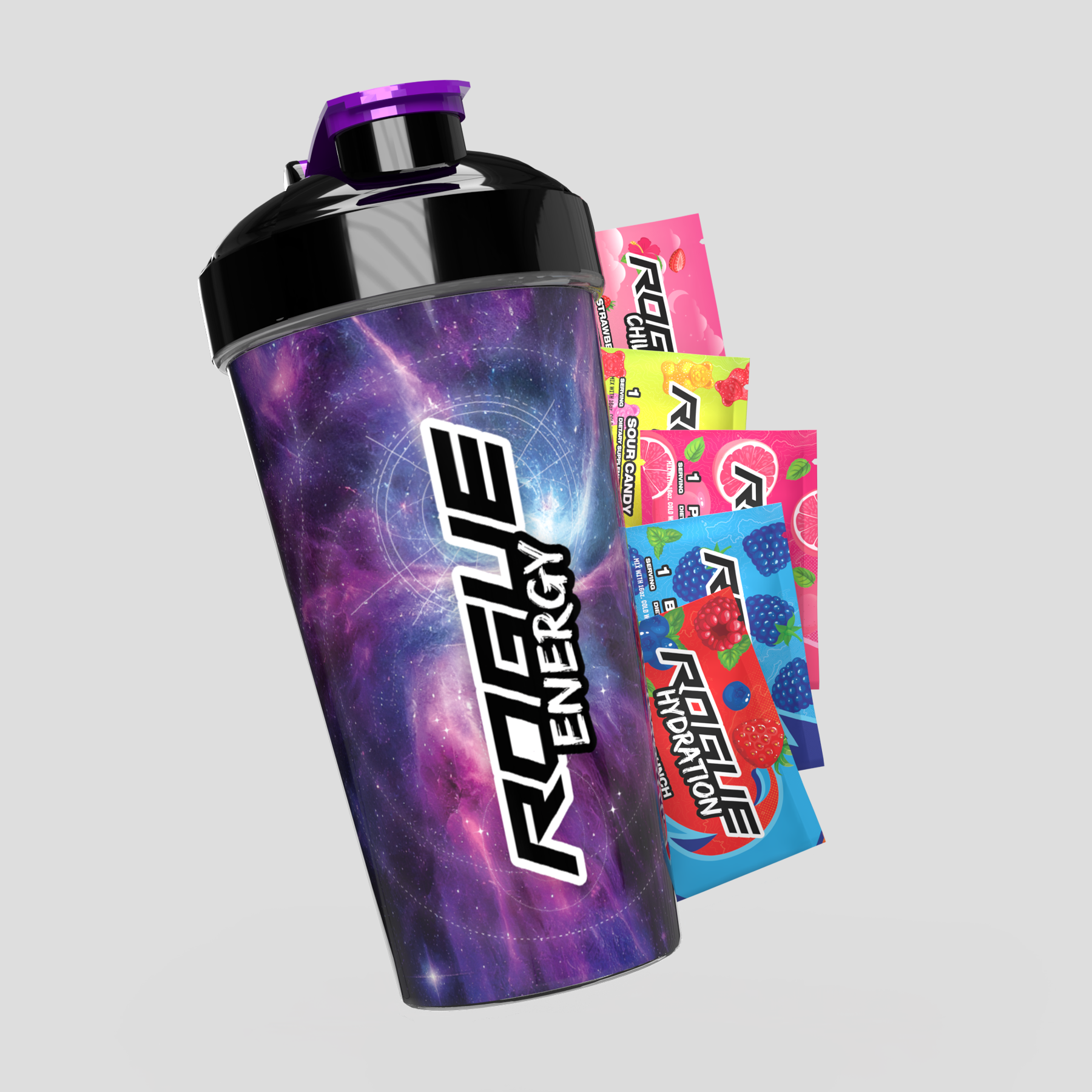 Influence Rouge Kit Rogue Energy Gaming Drink | Starter Kit - Cosmic