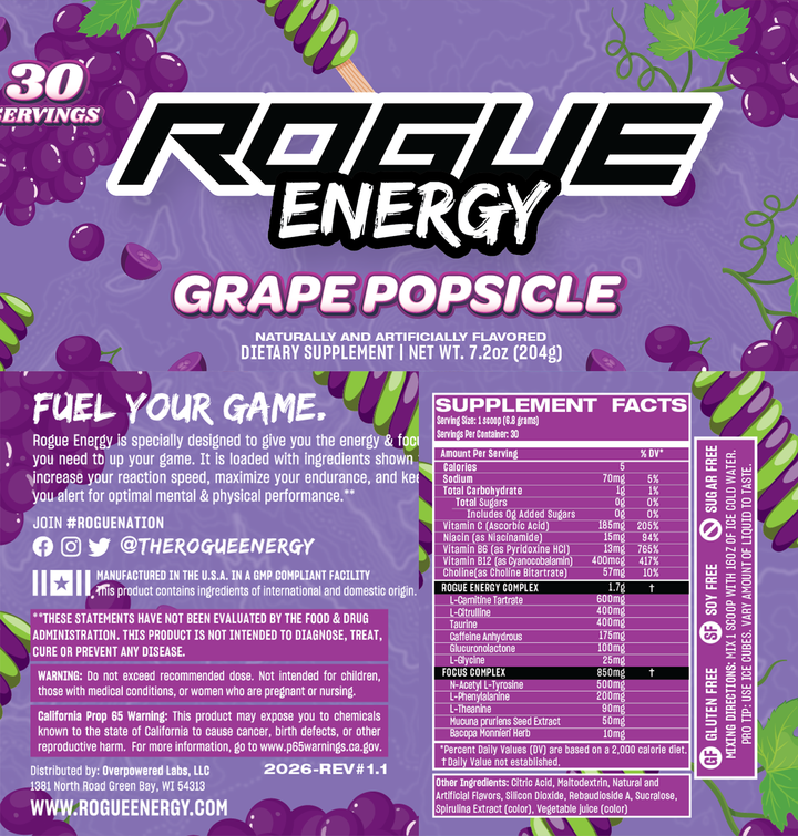Paleta de uva (Energética)