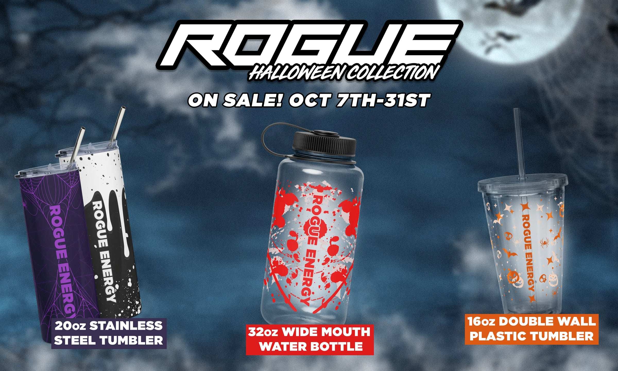 Rogue Halloween Tumblers & Jugs