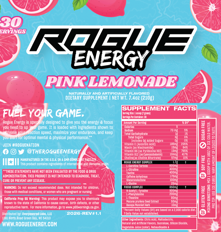 Pink Lemonade (Energy)