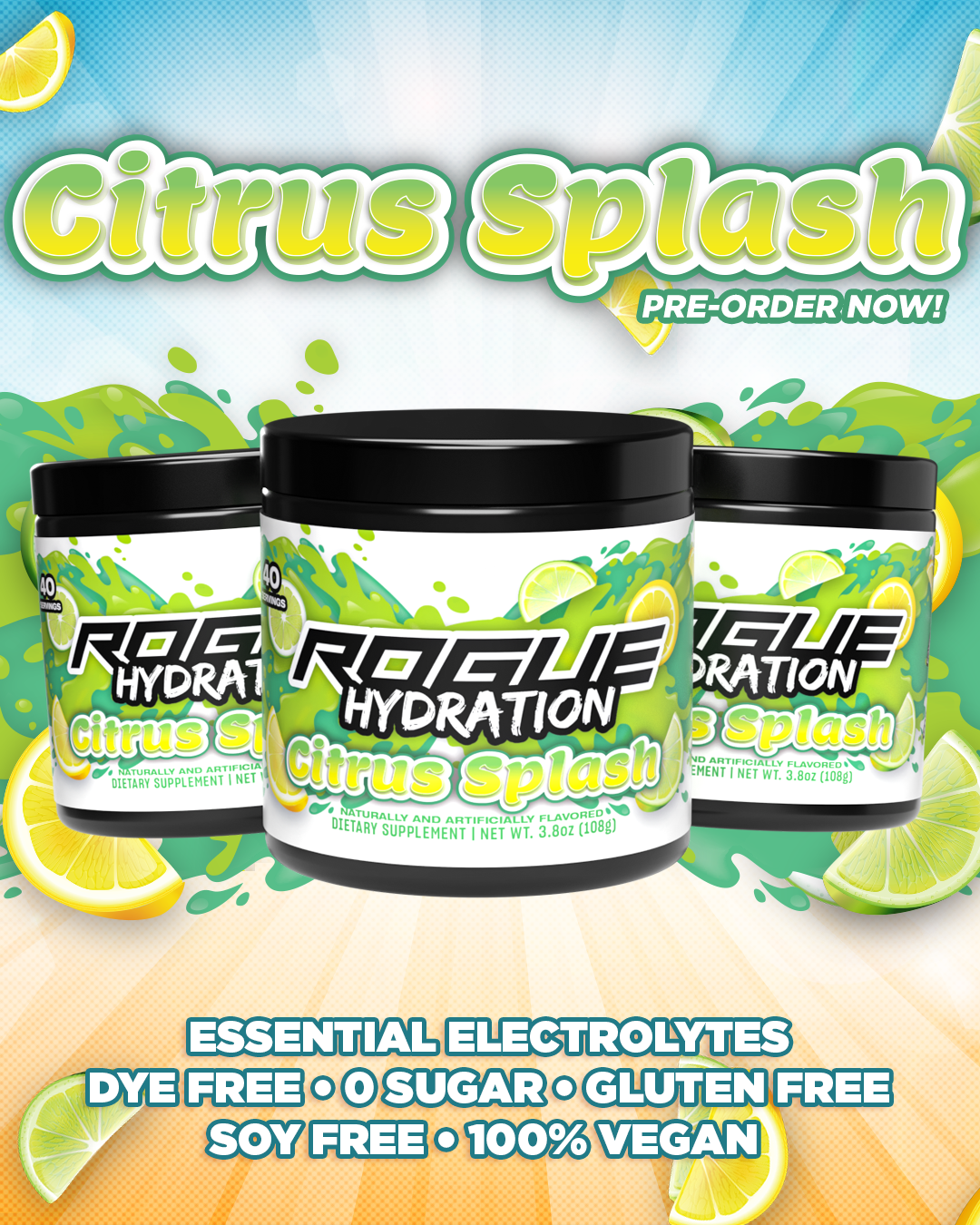 Rogue Hydration Citrus Splash Preorder