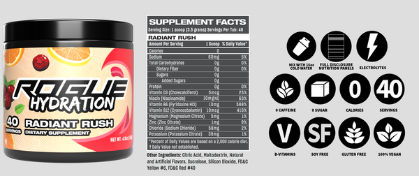 Rogue Hydration | Gaming Drink - Radiant Rush – Rogue Energy