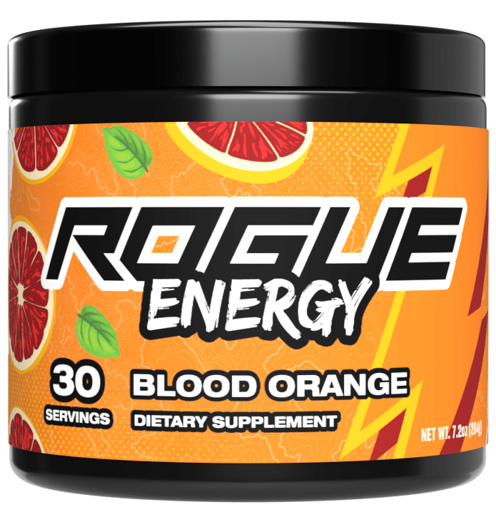 Rogue Energy Gaming Drink Blood Orange 30 Serving Tub