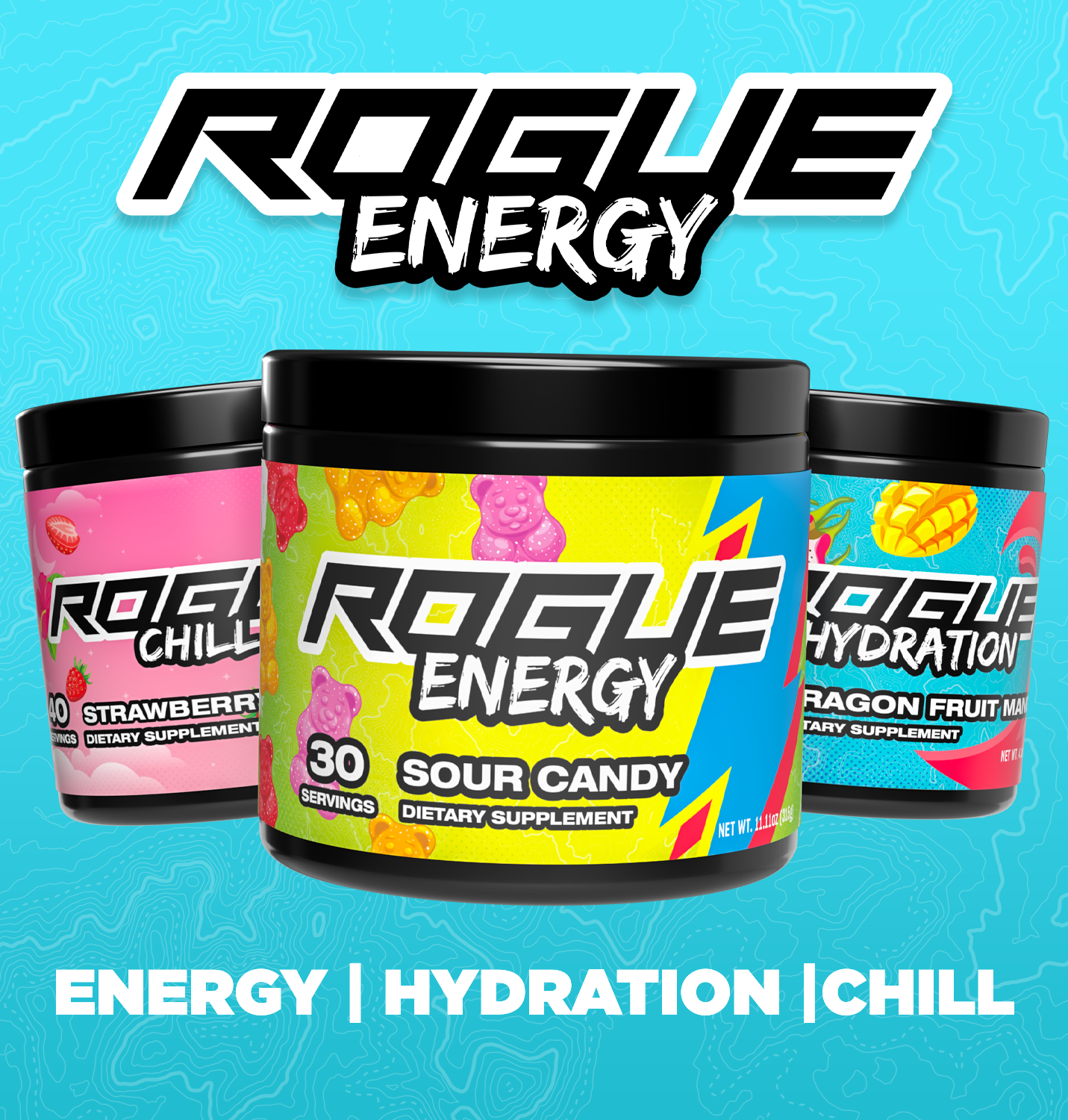 Energy Rouge Cup Rogue Energy - Quad Stack