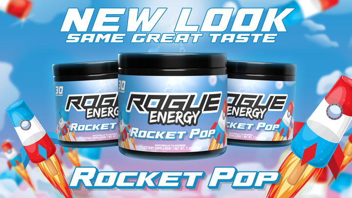 Rogue Energy Gaming Drink Rocket Pop G Fuel Alternative
