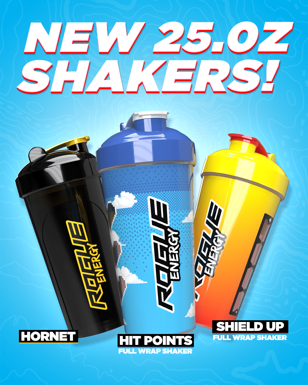 Energy Rouge Cup Rogue Energy - World's Best Gaming Energy Drink