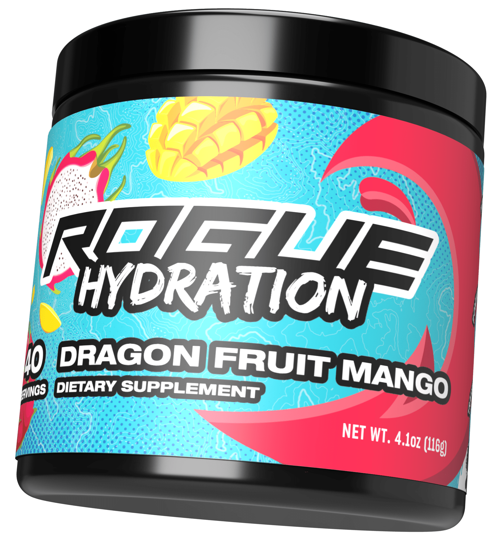 Ruck Nutrition Ruck Rage Mango Dragon Fruit Mango Electrolyte Drink Mix, Sugar-Free | Rogue Hydration ...