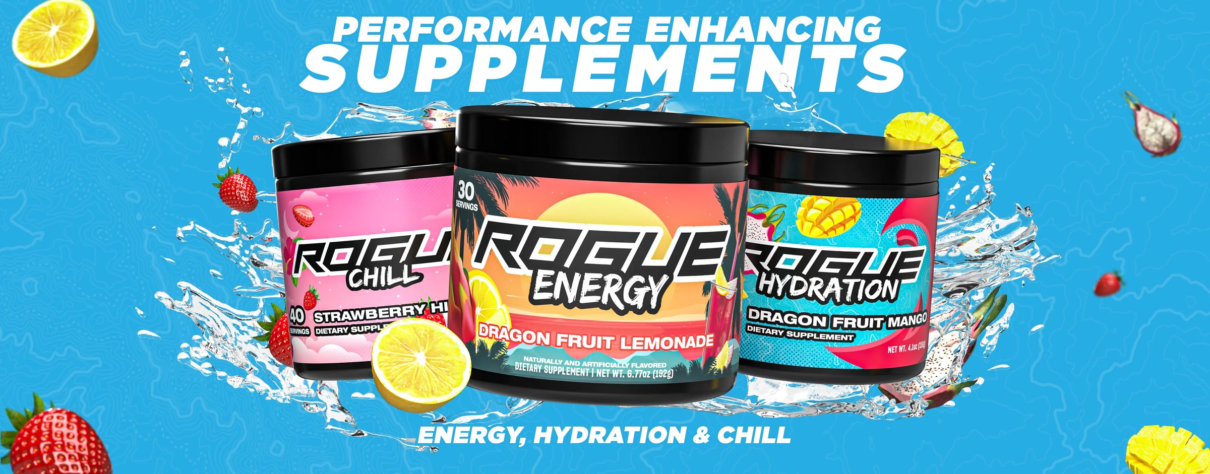 World's Best Gaming Energy Drink & Gaming Supplements – Rogue Energy