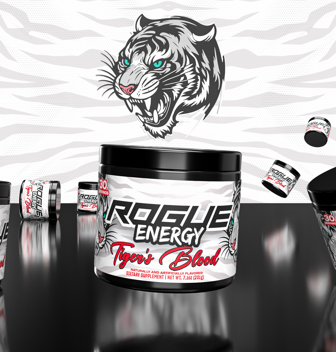 Rogue Energy Tiger's Blood Gaming Energy Drink Tub - Promo 2