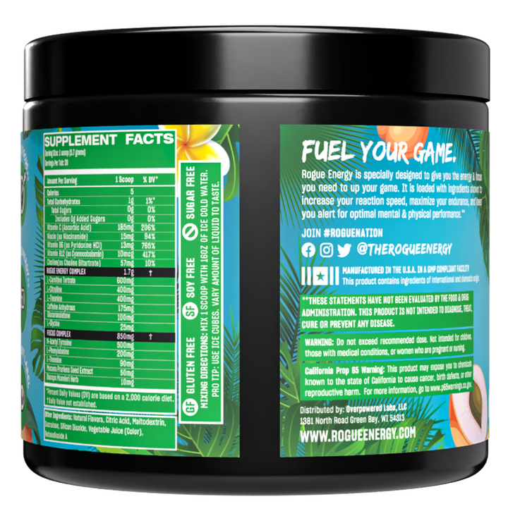 Tropical White Peach (Energy)
