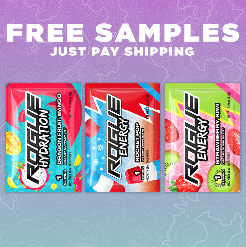 Free Rogue Energy Gaming Drink Sample Packs