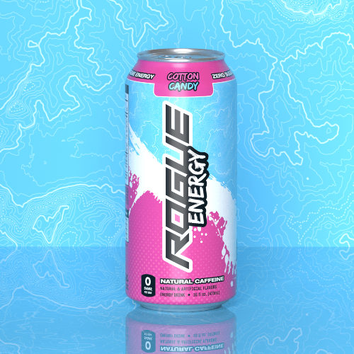 Rogue Energy Cotton Candy Cans