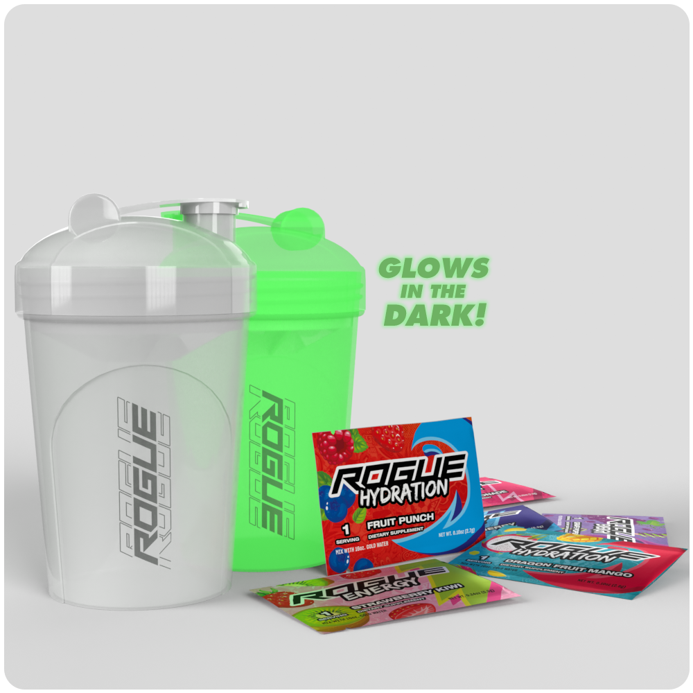 Rogue Energy Gaming Drink | Starter Kit - Glowy McShaker