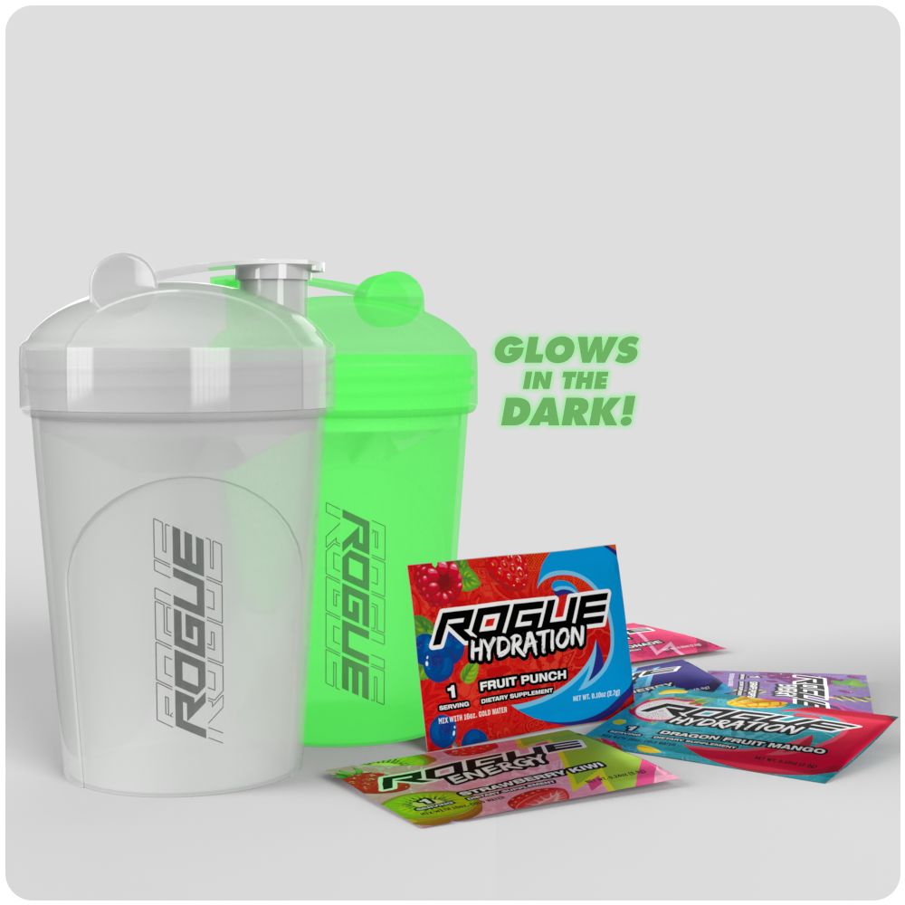 Rogue Energy Best Gaming Energy Drink Glowy McShaker Starter Kit